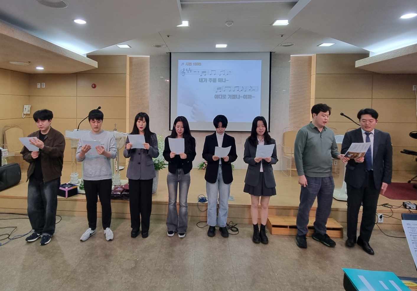 교회창립 50주년 기념주일 선교회별 찬양 율동축제