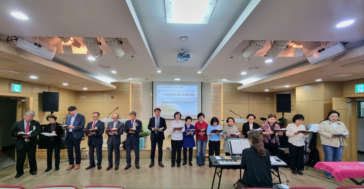 교회창립 50주년 기념주일 선교회별 찬양 율동축제
