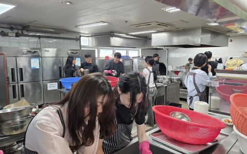 청년부 식당봉사